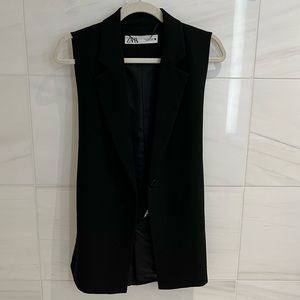 Zara oversized blazer vest! LIKE NEW!